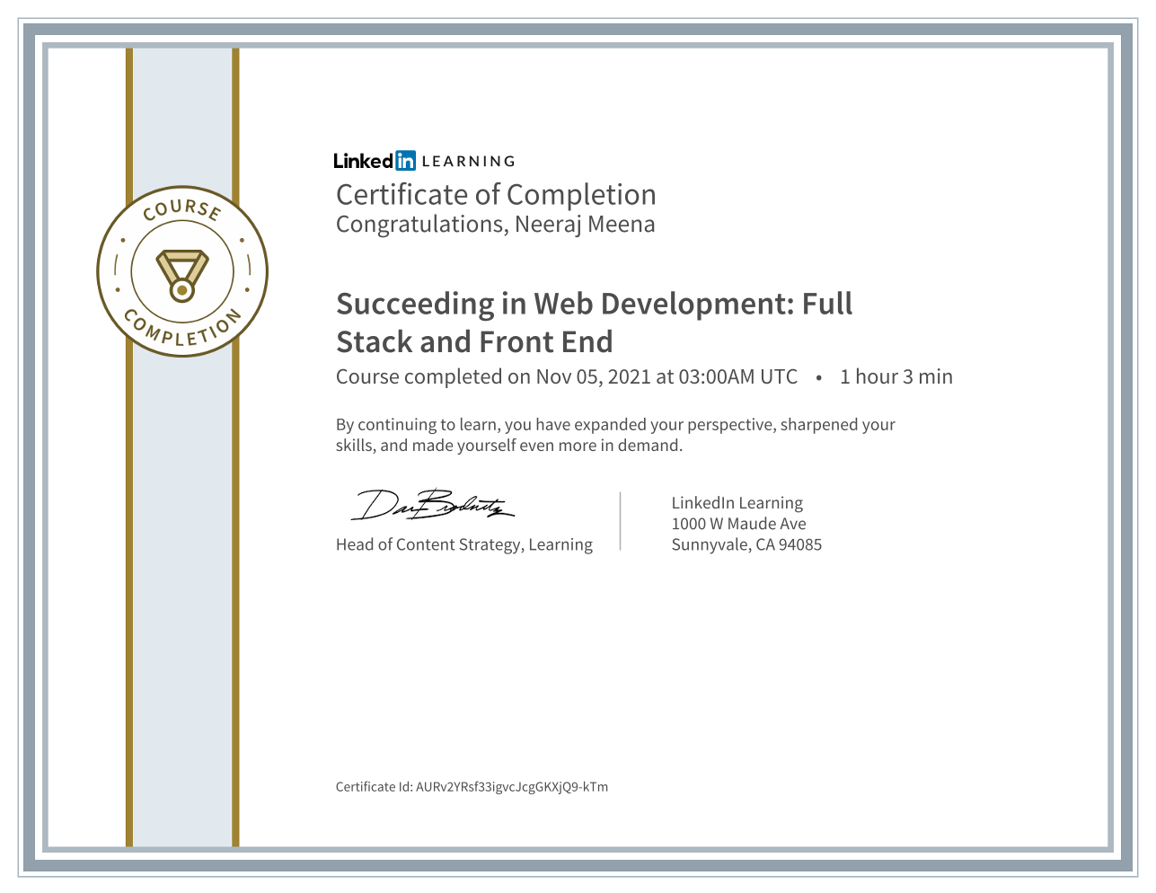 Certificate}