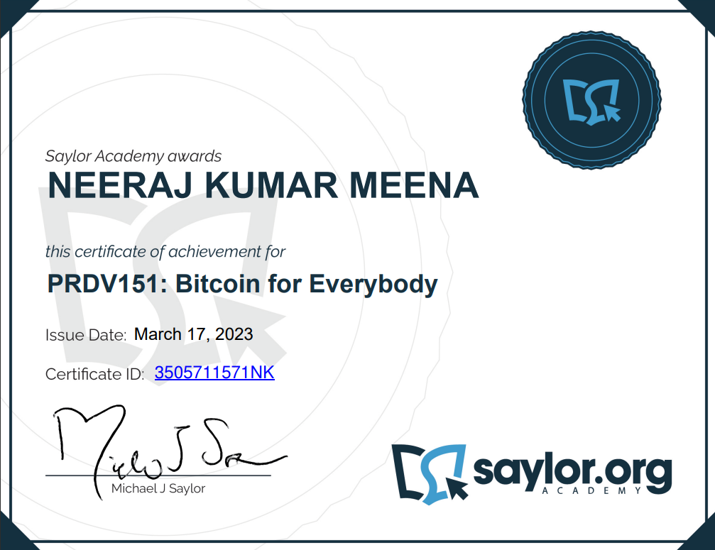 Certificate}